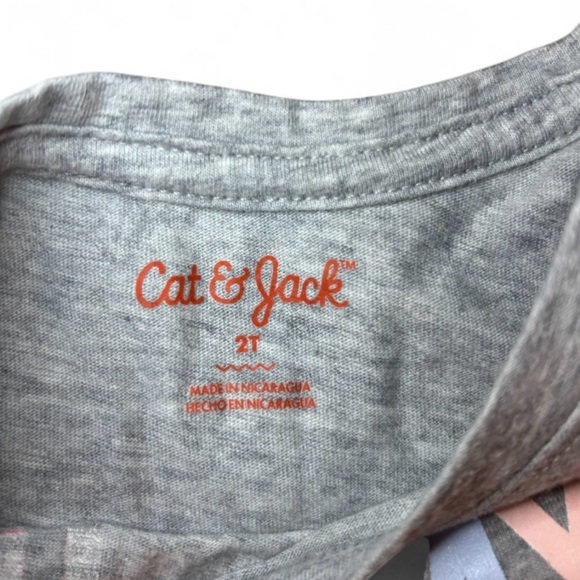 Cat & Jack 2T Birthday Tee, Girl, Casual - Picture 2 of 3